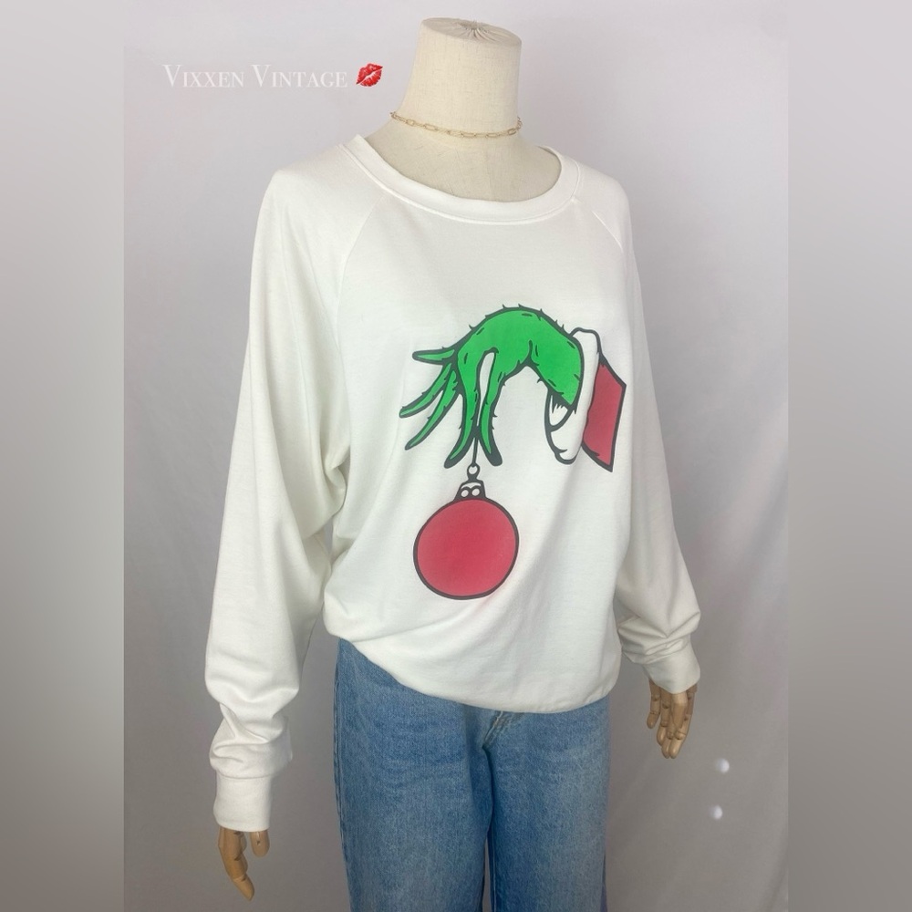 White Grinch Sweater